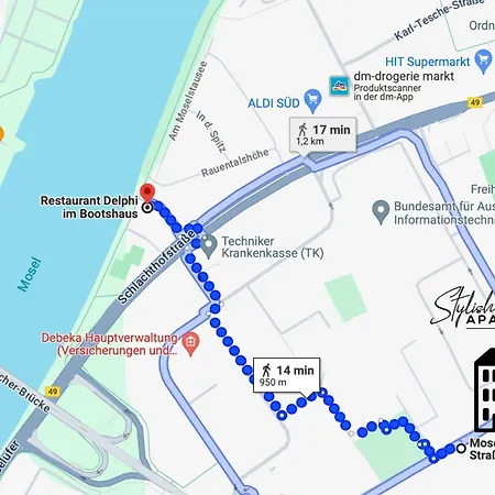 Apartamento Tropical - Fuer Freunde & Familien, Stadtnah, Parkplatz, E-ladestation, Gitterbox Fuer Fahrraeder, Fitnessstudio, Digitale Gaestemappe Mit Restaurant- Und Unternehmenstipps Coblença